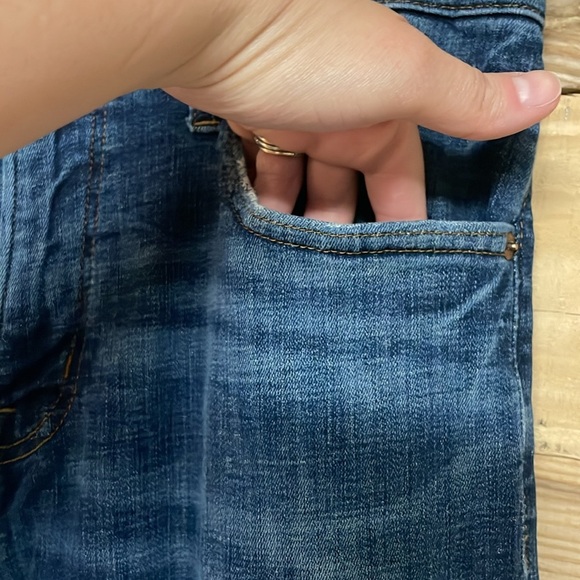 American Eagle Outfitters size 34x36 Slim Straight Medium Wash Stretch Jeans - Picture 4 of 15